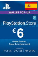 PSN - PlayStation Network - Gift Card 6€ (EUR) (Spain)