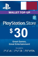 PSN - PlayStation Network - Gift Card $30 (USD) (Qatar)