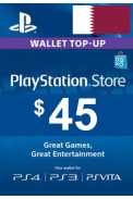 PSN - PlayStation Network - Gift Card $45 (USD) (Qatar)
