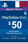 PSN - PlayStation Network - Gift Card $50 (USD) (Qatar)