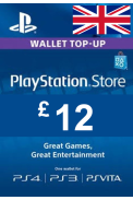 PSN - PlayStation Network - Gift Card £12 (GBP) (UK)