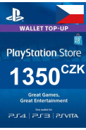 PSN - PlayStation Network - Gift Card 1350 (CZK) (Czech Republic)