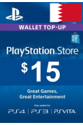 PSN - PlayStation Network - Gift Card 15$ (USD) (Bahrain)