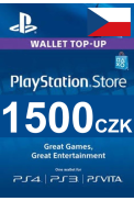 PSN - PlayStation Network - Gift Card 1500 (CZK) (Czech Republic)