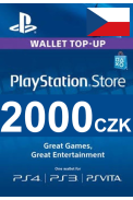 PSN - PlayStation Network - Gift Card 2000 (CZK) (Czech Republic)
