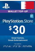 PSN - PlayStation Network - Gift Card 30$ (USD) (Bahrain)