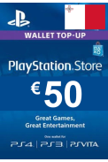 PSN - PlayStation Network - Gift Card 50€ (EUR) (Malta)