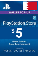 PSN - PlayStation Network - Gift Card 5$ (USD) (Bahrain)