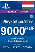 PSN - PlayStation Network - Gift Card 9000 (HUF) (Hungary)