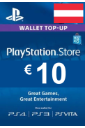 PSN - PlayStation Network - Gift Card 10€ (EUR) (Austria)