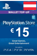 PSN - PlayStation Network - Gift Card 15€ (EUR) (Austria)