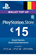 PSN - PlayStation Network - Gift Card 15€ (EUR) (Belgium)