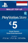 PSN - PlayStation Network - Gift Card 5€ (EUR) (Netherlands)