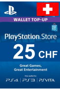 PSN - PlayStation Network - Gift Card 25 (CHF) (Switzerland)