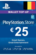 PSN - PlayStation Network - Gift Card 25€ (EUR) (Belgium)