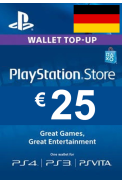 PSN - PlayStation Network - Gift Card 25€ (EUR) (Germany)