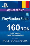 PSN - PlayStation Network - Gift Card 160 (Ron) (Romania)