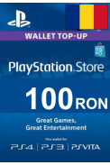 PSN - PlayStation Network - Gift Card 100 (Ron) (Romania)