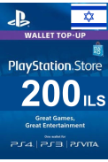 PSN - PlayStation Network - Gift Card 200 (ILS) (Israel)