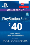 PSN - PlayStation Network - Gift Card 40€ (EUR) (Slovakia)