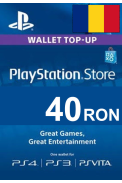 PSN - PlayStation Network - Gift Card 40 (Ron) (Romania)