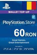 PSN - PlayStation Network - Gift Card 60 (Ron) (Romania)