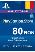 PSN - PlayStation Network - Gift Card 80 (Ron) (Romania)