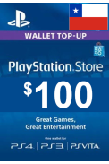 PSN - PlayStation Network - Gift Card 100 (USD) (Chile)