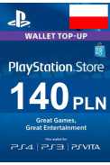 PSN - PlayStation Network - Gift Card 140 (PLN) (Poland)