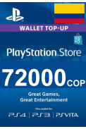 PSN - PlayStation Network - Gift Card 72000 (COP) (Colombia)