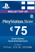 PSN - PlayStation Network - Gift Card 75€ (EUR) (Finland)