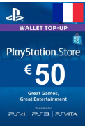PSN - PlayStation Network - Gift Card 50€ (EUR) (France)