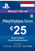 PSN - PlayStation Network - Gift Card 25€ (EUR) (Netherlands)