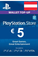 PSN - PlayStation Network - Gift Card 5€ (EUR) (Austria)