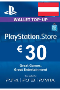 PSN - PlayStation Network - Gift Card 30€ (EUR) (Austria)