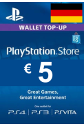 PSN - PlayStation Network - Gift Card 5€ (EUR) (Germany)