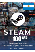 Steam Wallet - Gift Card 100 (ARS) (Argentina)
