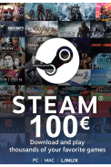 Steam Wallet - Gift Card 100€ (EUR)