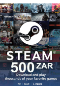 Steam Wallet - Gift Card 500 (ZAR) (South Africa)