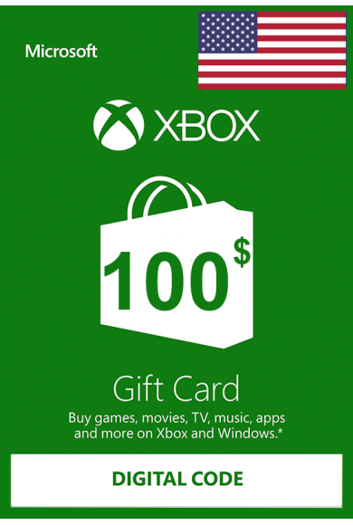 XBOX Live $100 (USD Gift Card) (USA)