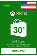 XBOX Live $30 (USD Gift Card) (USA)