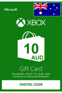 XBOX Live 10 (AUD Gift Card) (Australia)