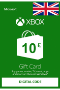XBOX Live £10 (GBP Gift Card) (UK - United Kingdom)