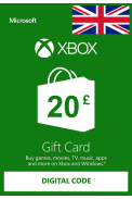 XBOX Live £20 (GBP Gift Card) (UK - United Kingdom)