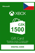 XBOX Live 1500 (CZK Gift Card) (Czech Republic)