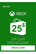 XBOX Live 25$ (USD Gift Card) (Middle East)
