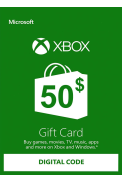 XBOX Live 50$ (USD Gift Card) (Middle East)