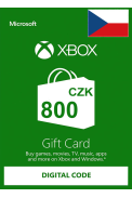 XBOX Live 800 (CZK Gift Card) (Czech Republic)