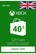 XBOX Live £40 (GBP Gift Card) (UK - United Kingdom)