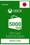 XBOX Live 5000 (YEN Gift Card) (Japan)